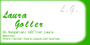 laura goller business card